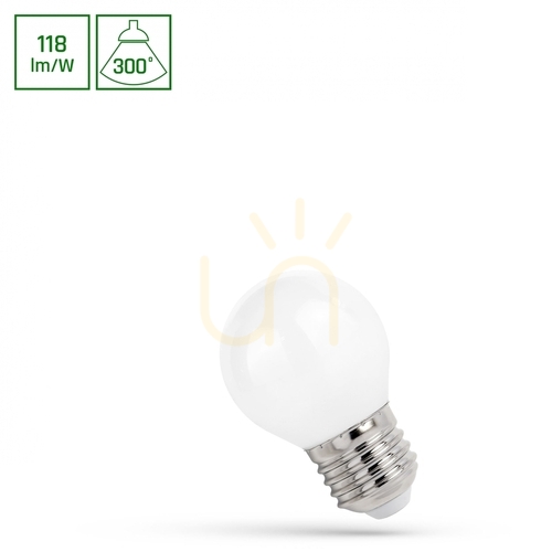 Kontrola Led koule E27 230 V 5,5 W Cog Nw Mléčné spektrum