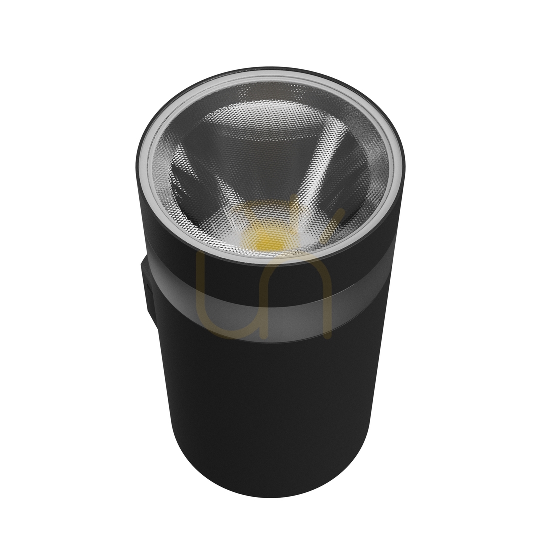 Zobrazit Torre Ring 9 W Cct 230 V Ip54 99x78x156 Mm černá kulatá fasáda jednosměrná. Torre Ring 9 W Cct 230 V Ip54 99x78x156 Mm černá kulatá fasáda jednosměrná.