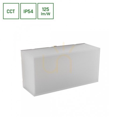 Kontrola Scatollo 8 W Cct 230 V Ip54 200x100x75 mm Bílá fasáda