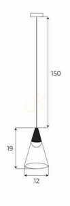 Přívěsek světla Max Light MAX M0043N bílý LED 6W 3000K 19 cm 1 Přívěsek světla Max Light MAX M0043N bílý LED 6W 3000K 19 cm small 1