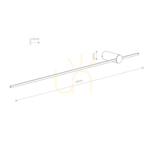 SABER LED nástěnné svítidlo L 11382 Nowodvorski small 6