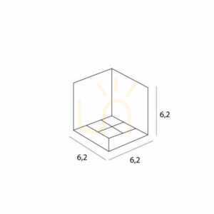 Plafond Max Light X-Line C0251 bílý LED 5W 6,2 cm 3 Plafond Max Light X-Line C0251 bílý LED 5W 6,2 cm small 3