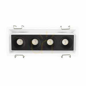 Zapuštěné svítidlo Max Light Modular H180.04 bílé hliníkové 19,5 cm small 1