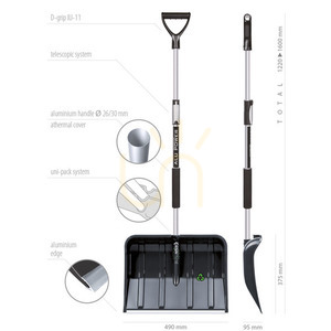 ALPE 50 ECO TELESCOPIC lopata - černá 2 ALPE 50 ECO TELESCOPIC lopata - černá small 2