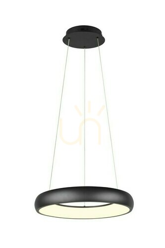 Kontrola Závěsné svítidlo Trio CARDONA 349614532 černé matné LED 46,5 cm