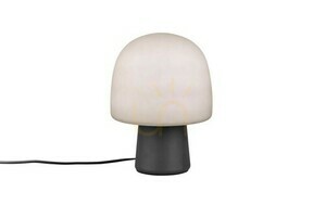 Stolní lampa Trio STEEN 568200132 – matná černá, sklo taupe, E14, 27 cm small 3