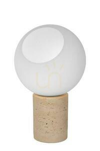 Stolní lampa Lucide Davin šedá sklo keramika E27 24,5 cm 05548/01/61 small 1