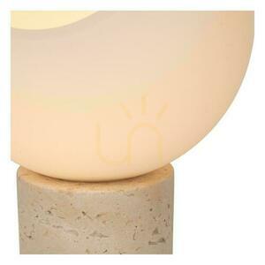 Stolní lampa Lucide Davin šedá sklo keramika E27 24,5 cm 05548/01/61 small 2
