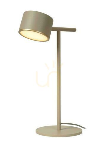 Kontrola Stolní lampa Lucide GIAN LED šedá kovová 8 W dotyková stmívatelná 44517/08/41