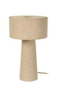 Stolní lampa Lucide LEEROY šedá len Japandi E27 50 cm 03548/50/41 small 1