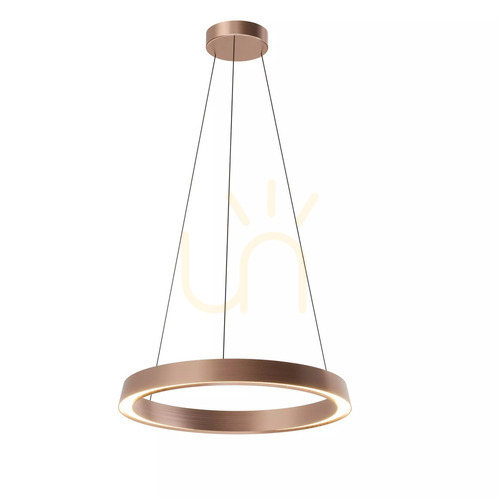 Kontrola Garta LED závěsné svítidlo kartáčované růžové zlato PL0149