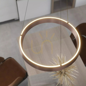Garta LED závěsné svítidlo kartáčované růžové zlato PL0149 small 1