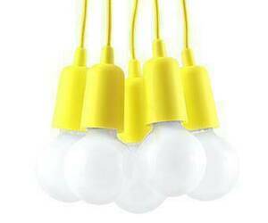 Závěsná lampa DIEGO 5 žlutá small 2