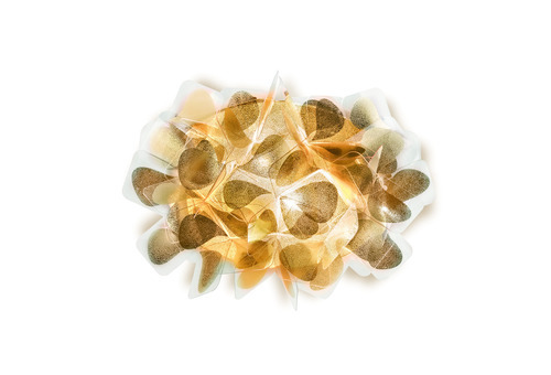 Kontrola Nástěnné svítidlo Slamp Clizia Applique Mama Non Mama Gold