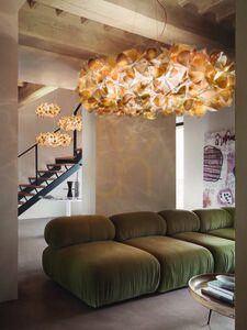 Slamp Clizia Suspension 130 Mama Non Mama Gold Transparent Wire Pendant Lamp. small 4