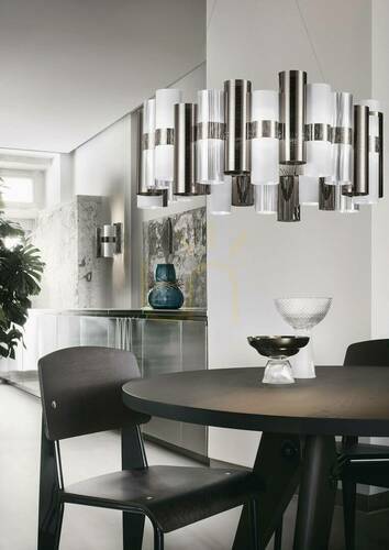 Kontrola Slamp La Lollo L Pewter závěsná lampa