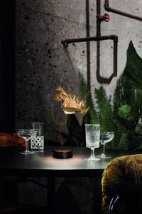 Moderní sametová lampa na baterie Slamp Lafleur. small 1
