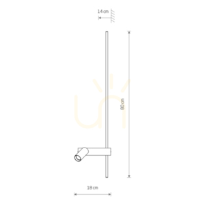 Nástěnné svítidlo EASY LED RIGHT 11580 Nowodvorski small 6