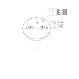 Plafond MULTI LED 11357 Nowodvorski small 15