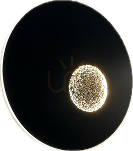 LED nástěnné svítidlo Aviano SAVELO 4207-0110, matná černá a zlatá, 30 cm small 1