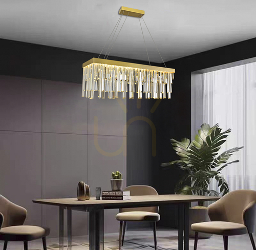 Kontrola LAURET - Obdélníková závěsná lampa Aviano