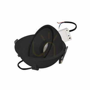 Zapuštěné svítidlo Max Light Vector H0140 10W černé 12,1 cm LED 3000K small 3