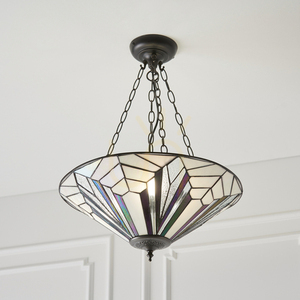 Tiffany závěsné svítidlo Interiors Astoria 3xE27 48 cm multicolor 63936 small 4