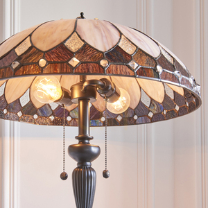 Stojací lampa Interiors Brooklyn Tiffany vícebarevná 63972 small 7