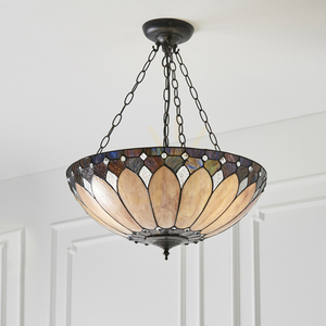 Brooklyn Tiffany závěsná lampa Multicolor 63976 Interiéry. small 3