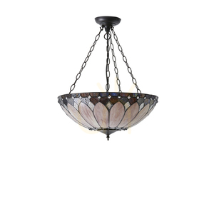 Brooklyn Tiffany závěsná lampa Multicolor 63976 Interiéry. small 8