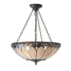 Brooklyn Tiffany závěsná lampa Multicolor 63976 Interiéry. small 0