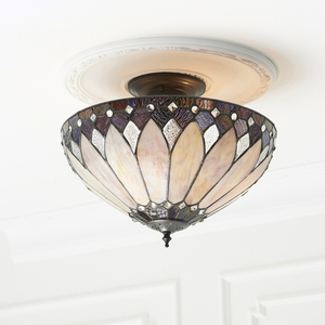 Vícebarevná stropní lampa Brooklyn Tiffany 63978 Interiéry. small 3