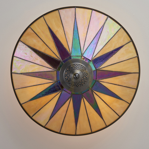 Kontrola Vícebarevná stropní lampa Dark Star Tiffany 64043 Interiéry.