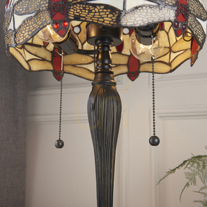 Stolní lampa Interiors Dragonfly Tiffany béžová 64086 small 6
