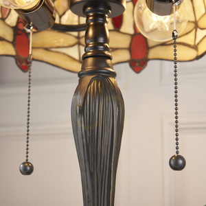 Stolní lampa Interiors Dragonfly Tiffany béžová 64086 small 7