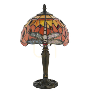 Tiffany stolní lampa Interiors Dragonfly multicolor 64091 small 1