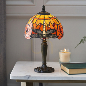 Tiffany stolní lampa Interiors Dragonfly multicolor 64091 small 3