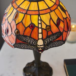 Tiffany stolní lampa Interiors Dragonfly multicolor 64091 small 5