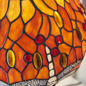 Stolní lampa Dragonfly Tiffany Multicolor 64092 Interiéry. small 7