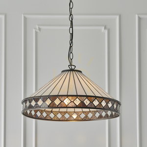 Tiffany závěsná lampa Interiors Fargo vícebarevná 50 cm 64147 small 4