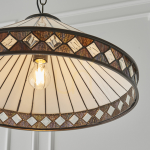 Tiffany závěsná lampa Interiors Fargo vícebarevná 50 cm 64147 small 7