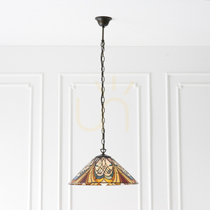 Závěsná lampa Hector Tiffany Multicolor 64162 Interiéry. small 5