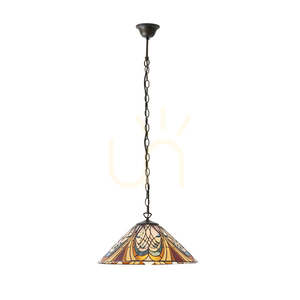 Závěsná lampa Hector Tiffany Multicolor 64162 Interiéry. small 9