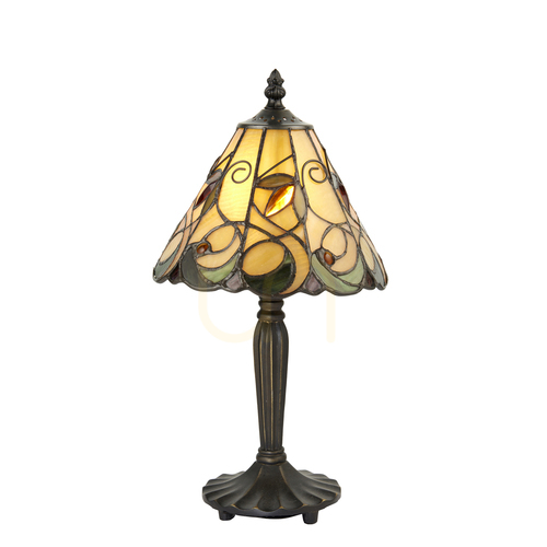Kontrola Stolní lampa Interiors Jamelia Tiffany vícebarevná 64196