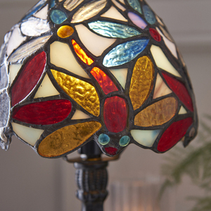 Stolní lampa Lorette Tiffany Multicolor 64246 Interiéry. small 5