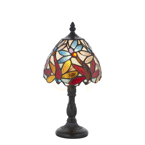 Kontrola Stolní lampa Lorette Tiffany Multicolor 64246 Interiéry.