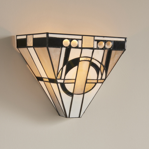 Kontrola Metropolitní nástěnná lampa Tiffany Multicolor 64267 Interiéry