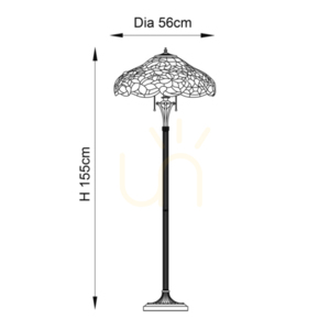 Vícebarevná stojací lampa Sullivan Tiffany 64323 Interiéry. small 2
