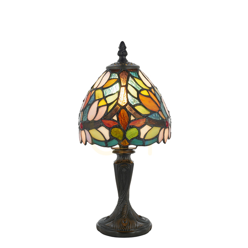 Kontrola Stolní lampa Sylvette Tiffany Multicolor 64331 Interiéry.