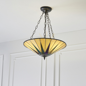 Tiffany závěsné svítidlo Interiors Dark Star multicolor 3xE27 60W 70754 small 4